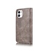 DG.Ming Grijs 2-in-1 Bookcase Hoesje voor de iPhone 12 mini