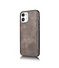 DG.Ming Grijs 2-in-1 Bookcase Hoesje voor de iPhone 12 mini