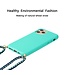 Turquoise Eco- Vriendelijk TPU Hoesje voor de iPhone 12 mini