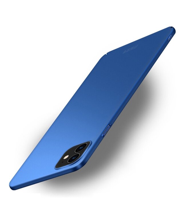 Mofi Mofi Blauw Slim Hardcase Hoesje voor de iPhone 12 mini