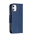 Blauw Vlinder Bookcase Hoesje voor de iPhone 12 mini
