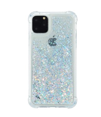 Zilver Glitter TPU Hoesje iPhone 12 mini