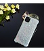 Zilver Glitter TPU Hoesje voor de iPhone 12 mini