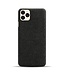 Zwart Stoffen Hardcase Hoesje voor de iPhone 12 mini