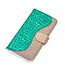 Groen Bling Bling Bookcase Hoesje voor de iPhone 12 mini