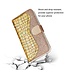 Goud Bling Bling Bookcase Hoesje voor de iPhone 12 mini