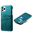 Ksq KSQ Turquoise Pasjeshouder Faux Lederen Hoesje voor de iPhone 12 mini