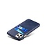 Ksq KSQ Blauw Pasjeshouder Faux Lederen Hoesje voor de iPhone 12 mini
