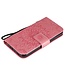 Roze Zonnebloem Bookcase Hoesje voor de iPhone 12 mini