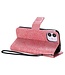 Roze Zonnebloem Bookcase Hoesje voor de iPhone 12 mini