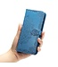 Blauw Mandala Flower Bookcase Hoesje voor de iPhone 12 mini