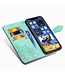 Turquoise Mandala Bookcase Hoesje voor de iPhone 12 mini