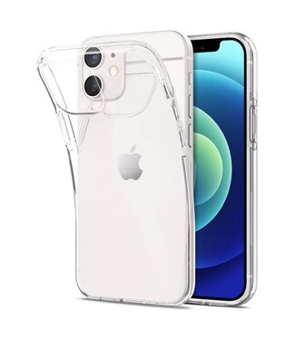 Transparant Anti-vingerafdruk TPU Hoesje iPhone 12 mini