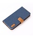 Blauw Jeans Bookcase Hoesje voor de iPhone 12 mini