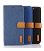 Blauw Jeans Bookcase Hoesje voor de iPhone 12 mini