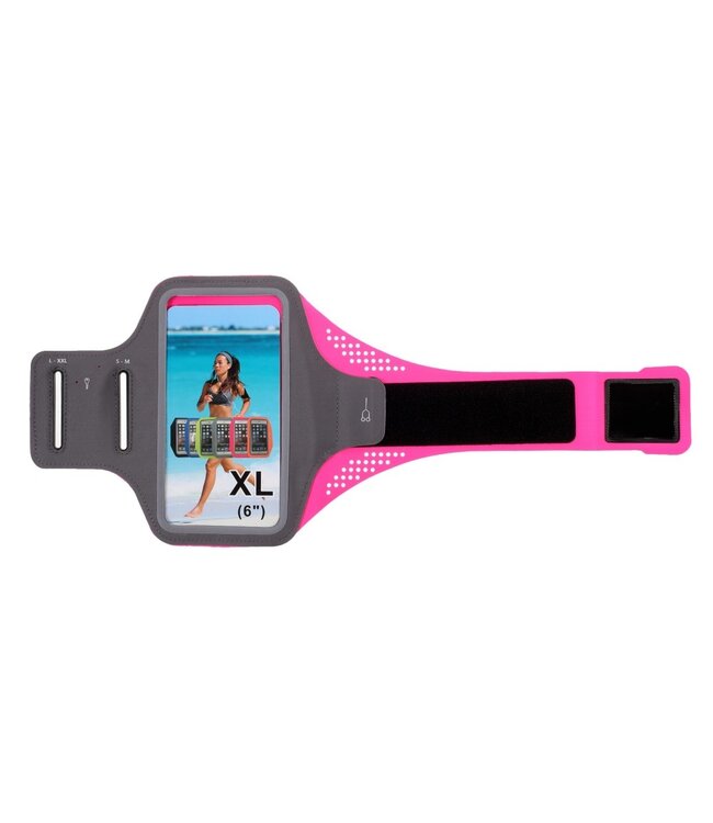 Roze Touchscreen Armband Hoesje voor de iPhone 12 mini