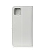 Wit Litchee Bookcase Hoesje voor de iPhone 12 (Pro)