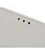 Wit Litchee Bookcase Hoesje voor de iPhone 12 (Pro)