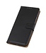 Zwart Litchee Bookcase Hoesje voor de iPhone 12 (Pro)