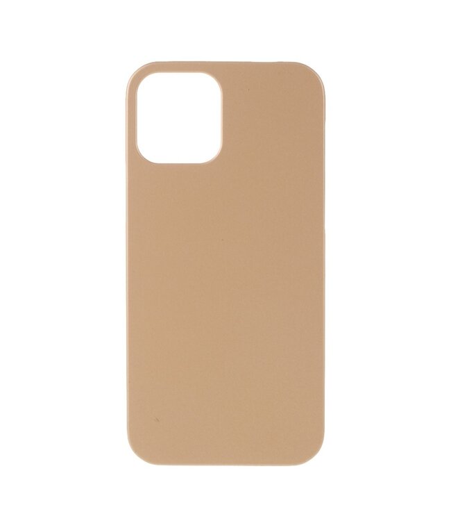 Goud Hardcase Hoesje voor de iPhone 12 (Pro)