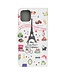 Parijs Eiffeltoren Bookcase Hoesje voor de iPhone 12 (Pro)