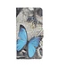 Blauwe Vlinders Bookcase Hoesje voor de iPhone 12 (Pro)