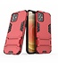 Rood Kickstand Hybrid Hoesje voor de iPhone 12 (Pro)