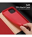 Dux Ducix Dux Ducix Rood Lederen Bookcase Hoesje voor de iPhone 12 (Pro)