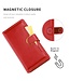 Rood Portemonnee Bookcase Hoesje voor de iPhone 12 (Pro)