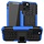 Blauw Kickstand Hybrid Hoesje voor de iPhone 12 (Pro)