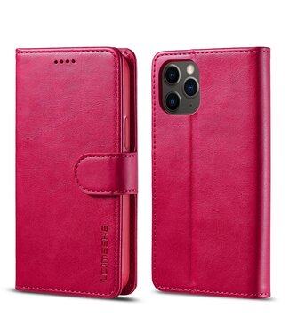 LC.IMEEKE Roze Wallet Bookcase Hoesje iPhone 12 (Pro)