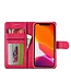 LC.IMEEKE LC.IMEEKE Roze Wallet Bookcase Hoesje voor de iPhone 12 (Pro)