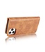 DG.Ming Bruin 2-in-1 Bookcase Hoesje voor de iPhone 12 (Pro)