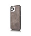 DG.Ming Grijs 2-in-1 Bookcase Hoesje voor de iPhone 12 (Pro)