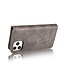 DG.Ming Grijs 2-in-1 Bookcase Hoesje voor de iPhone 12 (Pro)