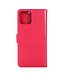 Roze Vlinder Bookcase Hoesje voor de iPhone 12 (Pro)