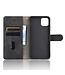 Zwart Skin Touch Bookcase Hoesje voor de iPhone 12 (Pro)