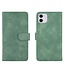 Groen Skin Touch Bookcase Hoesje voor de iPhone 12 (Pro)
