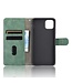 Groen Skin Touch Bookcase Hoesje voor de iPhone 12 (Pro)