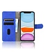 Blauw Skin Touch Bookcase Hoesje voor de iPhone 12 (Pro)