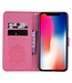 Roze Owl Diamonds Bookcase Hoesje voor de iPhone 12 (Pro)