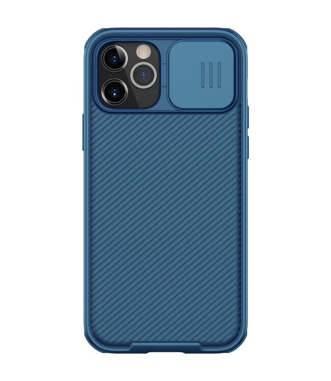 Nillkin Nillkin Blauw CamShield Hardcase Hoesje voor de iPhone 12 (Pro)