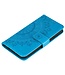 Blauw Totem Bookcase Hoesje voor de iPhone 12 (Pro)