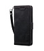 Zwart Split Lederen Bookcase Hoesje voor de iPhone 12 (Pro)