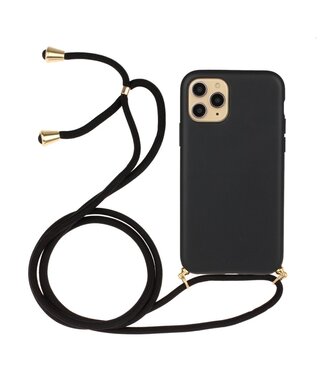 Zwart Eco- Vriendelijk TPU Hoesje iPhone 12 (Pro)