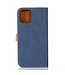 Blauw Jeans Bookcase Hoesje voor de iPhone 12 (Pro)