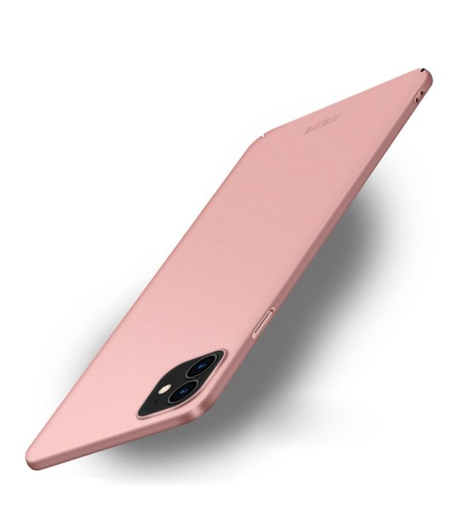 Mofi Mofi Rosegoud Slim Hardcase Hoesje voor de iPhone 12 (Pro)