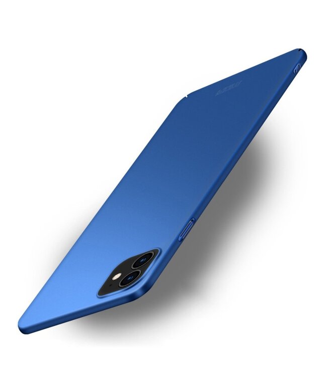 Mofi Mofi Blauw Slim Hardcase Hoesje voor de iPhone 12 (Pro)