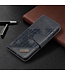 Zwart Krokodillen Bookcase Hoesje voor de iPhone 12 (Pro)
