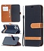 Zwart Jeans Bookcase Hoesje voor de iPhone 12 (Pro)